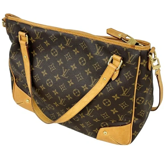 Louis Vuitton Estrela MM Tote Crossbody Handbag Monogram Brown Canvas - Picture 7 of 15